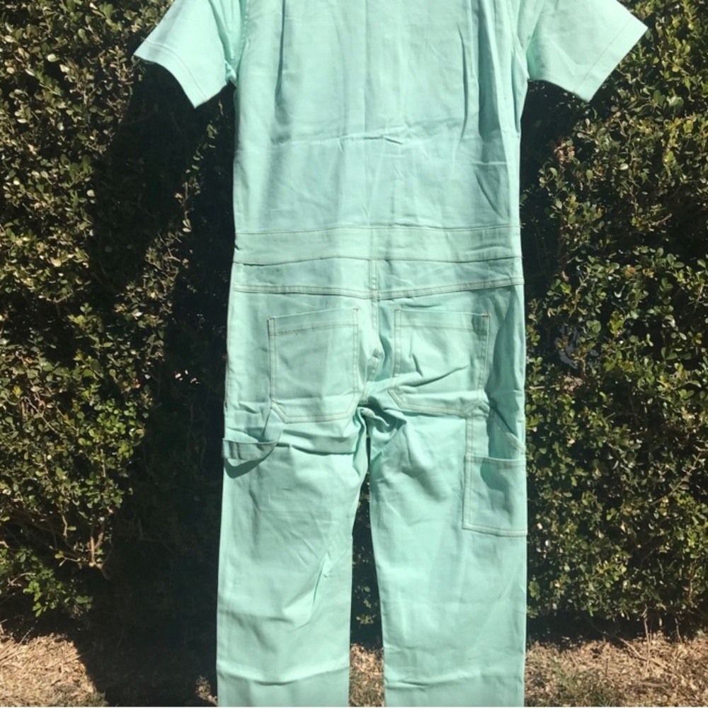 Wildfang Aqua work force coveralls